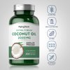 Piping Rock Coconut Oil Softgel Capsules 2000mg | 200 Count | Expeller Pressed | Extra Virgin | for Skin and Hair | Non-GMO, Gluten Free Supplement