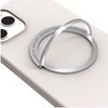 CCSmall Metal Phone Ring Holder Grip Compatible with Magsafe Charger, Phone Kickstand for iPhone 14/13/12/Galaxy S22/Galaxy S23 Phone Accessories -Silver