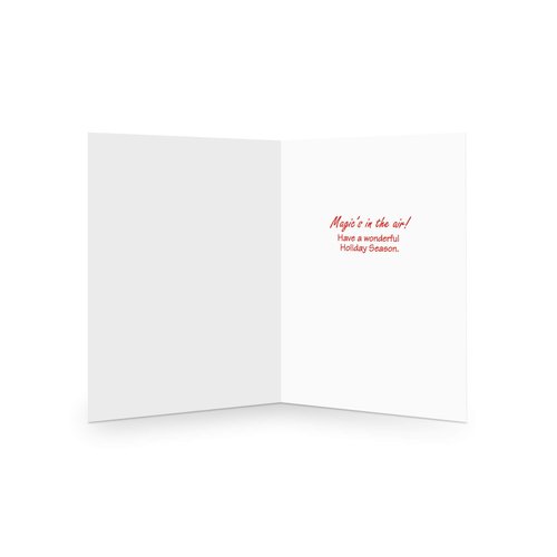 Stonehouse Collection | Snowman Airplane Theme Christmas Card | 18 Airplane Christmas Cards & Envelopes | USA Made (Standard)