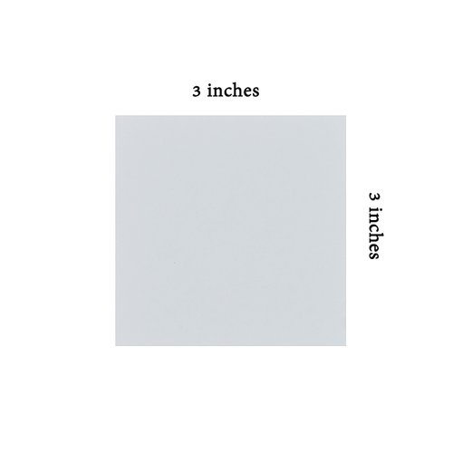 100 Origami Paper Double Sided Color 3x3 inches Square Easy Fold Paper for Folding Paper, Origami Cranes, Scrapbook Paper (White))