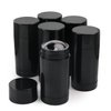 6 Pcs 30g/1oz Black Deodorant Containers Bottom Filling Deodorant Bottle Twist Up Deodorant Tubes For Homemade Deodorant Lip Balm