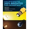 Yorkim 3157 LED Bulb Amber 3157 LED turn signal bulb 3157 LED blinker bulb 3157a 4157 3056 3156 3057 4057 3457 led bulb tail light brake light, Pack of 2