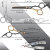 Hair Scissors Thinning Shears for Hair Cutting, Fozirut Professional Barber Scissors Blending Shears Kit, Haircut Scissors Hair Cutting Shears Wig Texturizing Scissors Barber Kit for Women Men