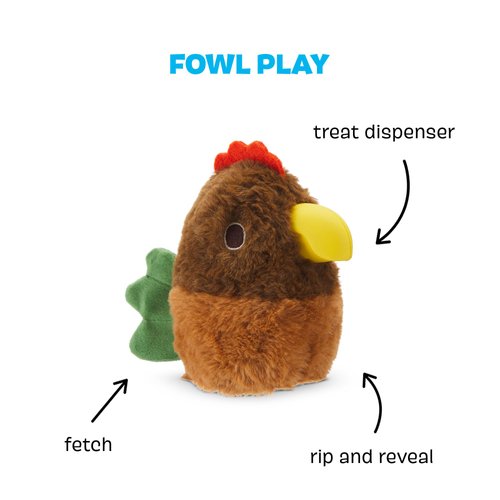 DOG TOY ROOSTER