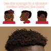 Beauty7 Magic Barber Sponge Hair Brush for Twists, Afros, Coils, Dreadlocks (1 PC)