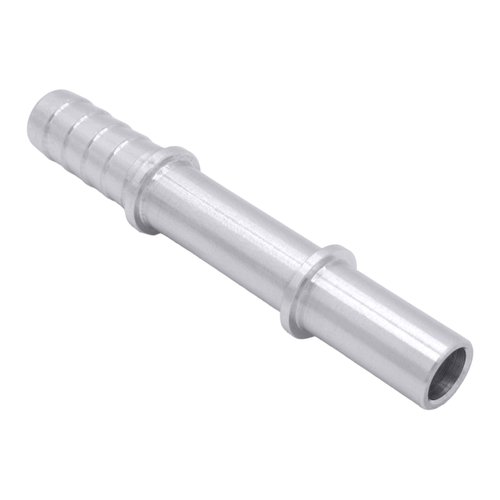 ICT Billet Quick Connect Male 3/8 Fuel Rail Hose to 3/8 Barb Adapter Fitting LS1 LM7 LR4 LQ4 LS6 L59 LQ9 LM4 L33 GM Oring Seal Billet Aluminum Natural Finish AN817-02-06BA