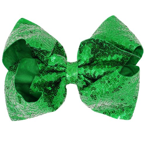 1PCS 8 Inch Big Sequin Hair Bows for Girls Alligator Clips Sparkly Glitter Hair Accessories for L...