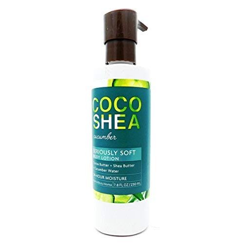 Bath & Body Works Coco Shea Cucumber Seriously Soft Body Lotion 7.8 Oz.