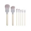Unique Professional Painter Makeup Brush Set, COSHINE 7pcs Soft Synthetic Wood Handle Foundation, Powder, Eyeshadow, Lip Gloss Cosmetic Brushes Kit