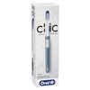 Oral-B Clic Toothbrush, Alaska Blue, with 1 Replaceable Brush Head and Magnetic Toothbrush Holder