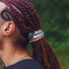 Dingion 9 Pieces Colorful Spiral Lock Hair Tie Long Dreadlock Accessory Hair Bands Bendable Iron Wire Ponytail Holders, 9 Styles, 9 Count, for Women Men Thick Long Curly Hair