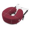 Saloniture Adjustable Massage Table Face Cradle and Pillow 3" Foam - Burgundy