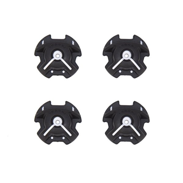 Demon Wedge Snowboard Wall Mounts Black Combo Pack (2 Pairs-Hangs 2 Snowboards)