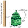 Big Dot of Happiness St. Patrick's Day - Treat Box Party Favors - Saint Paddy's Day Party Goodie Gable Boxes - Set of 12