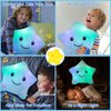 Subao Sensory Toys for Kids with Autism,14" Toddler Pillow with Light & Music,Plush Star Night Light,Kids Sleep Aid Light Up ADHD Autism Sensory Toys,Birthday Xmas Gifts for Boys Girls Age 3-12 Blue