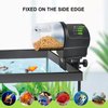 DXOPHIEX Automatic Fish Feeder Food Dispenser Vacation Fish Feeder Powered by Battery and USB for Fish Tank Aquarium and Turtle Tank