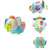 Kvimazus11 Montessori Toy for Toddler,Activity Cube for 1-3 Years Old,Fun Elephant Design Engaging Baby Activity Cube,Ideal Gift for 1,2,3Years Old,Supports Allround Skills Development