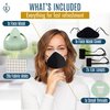 EsScents Aromatherapy Inhaler Scented Mask - Essential Oils Personal Diffuser - Discrete Essential Oil Inhaler Mask - On-The-Go Essential Oils Sniffer, Wearable Vapor Inhaler - Soft Silicone Face Mask