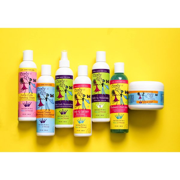 Curls Kids Coconut Dream Moisturizing Conditioner - Detangles Hair In A Snap - Adds Moisture and Softness To Your Child's Dry Hair - For All Types - 8 Ounces