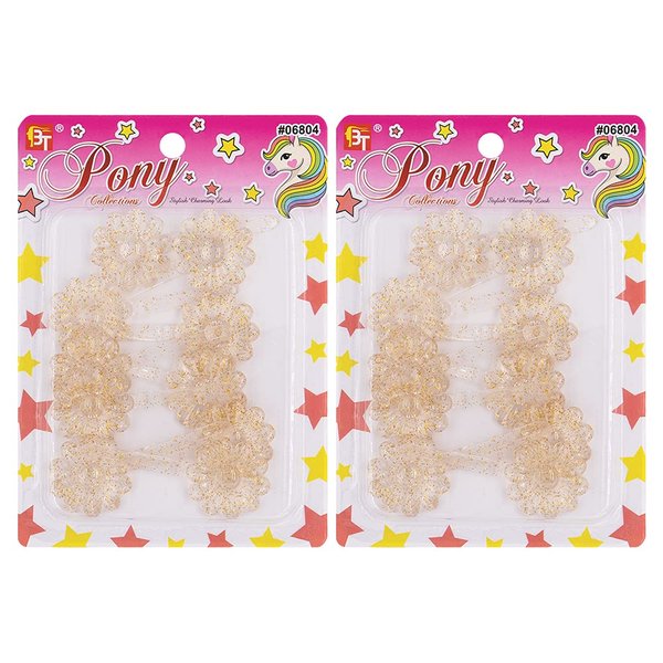 20 Pcs Hair Clips Barrettes Colorful Glitter Galactic Sprinkles Head Pins Accessories for Kids Children Girls Toddlers Women All Ages (Clear Gold)
