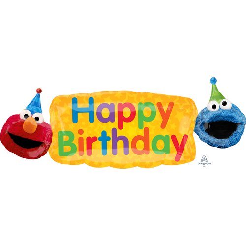 Anagram Elmo and Friends 2nd Birthday Supplies Decorations Balloon kit