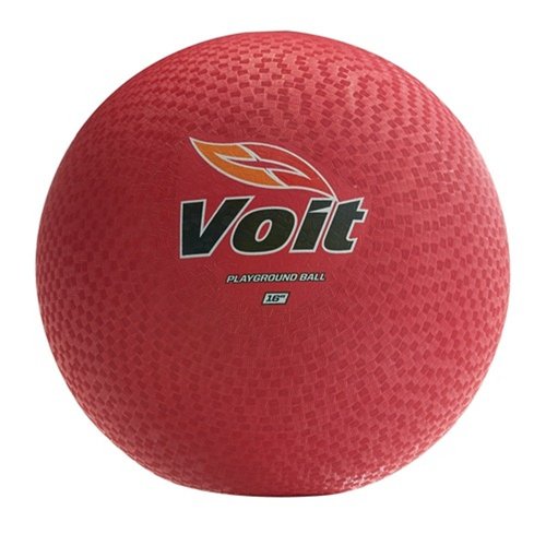 Voit Playground Ball, Red, 16-Inch