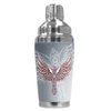 Mugzie "Cross & Wings" Cocktail Shaker, 16 oz, Black