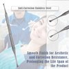 Professional Dental Tarter Scraper Tool Pick, Double Ended Tartar Plaque Remover for Teeth, Tooth Scraper - Added Tooth Cleaning at Home - 100% Stainless Steel, 6.5" Length (6.5 Inch (Pack of 1))