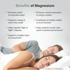 Organixx Magnesium Supplement, Natural Calm Magnesium Capsules for Sleep Support, Muscle Recovery, with Vitamin B6 and Manganese Citrate and Glycinate, High Absorption, Vegan, Non GMO (60 Count)