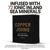Copper Johns Bar Soap | For Both Beard & Body | Made with Natural Oils and Organic Shea Butter | Oats & Honey | 5 oz