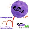 WUFF BALL - The Best Dog Ball Ever! Fun Durable Ultra Bouncy Purple Fetch Dog Toy, Fits Ball Launcher