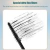 GHFCZOO Waterproof Ultra Fine Black Mascara for Short Lashes - Skinny Brush for Tiny Eyelashes, Lengthening & Thickening