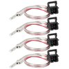 NuIth Front Rear Door Speaker Wiring Harness for Selected 1993-2008 GMC 1994-2014 Chevy 1984-2004 Buick Vehicles Install Aftermarket Audio Speaker Wire Cable Plug, 4PCS