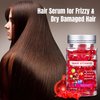 podafu No Rinse Hair Treatment Serum, 40 Pcs Hair Vitamin Serum Capsule, Moisturizing Oil Capsules Make Hair Shiny with Avocado, Argan Oil & Vitamins A, C, E, B5