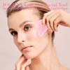 JOCHYA Gua Sha Facial Tool – Nature Rose Jade Gua sha Massage Tool for Face, Eyes, Neck, Body, SPA Muscle Relaxing and Relieve Fine Lines and Wrinkles for Face, Eyes, Neck (Pink)