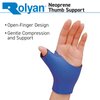 Rolyan Neoprene Wrap On Thumb Support, Wrist Compression Sleeve, Thumb Support, Thumb Brace Maximum Hand Function, Brace Support for Thumb Sprains and Strains from Sports Injuries, Right, X-Small