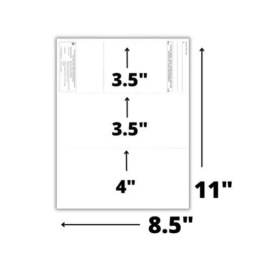 Blank Check Paper, Computer Checks Compatible with QuickBooks and Any Laser Printer, Secure Check on top Voucher on Bottom (50 Blank Checks, Green Marble)