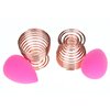 LanMa Beauty Sponge Blender Holder,(2 Pack Rose Gold) Makeup Sponge Drying Stand Storage Egg Powder Puff Display Stand