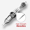 Wormhole Tattoo Cartridge Needles, 5RL Tattoo Needles 20PCS Disposable Tattoo Needle Cartridge Round Liner Cartridge Needles for Tattoo Pen Tattoo Machine Tattoo Supplies 1205RL