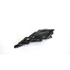 Generic Medium black metal crystal diamond shaped hair pin alligator clip