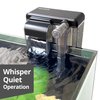 NICREW Slim Aquarium Filter, Quiet Fish Tank HOB Filters for up to 5 Gallon Aquariums, Adjustable Flow, 42 GPH, 3W