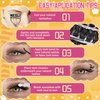 Calphdiar Lash Clusters 40D+60D+80D+100D Eyelash Clusters 474PCS Individual Lashes D Curl Cluster Eyelash Extensions 8-16MM Wispy Lashes Clusters Fluffy False Mink Eyelashes DIY Lash Extension at Home