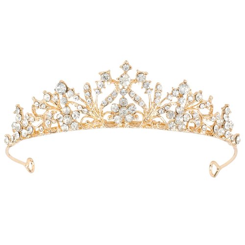 Aprince Crowns for Women Crystal Tiara Crown Princess Crowns Headband Tiaras for Women Girls Crown Wedding Tiara Headband Princess Crown Hair Accessories for Prom Birthday Costume Party
