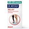 JOBST Relief Graduated Compression Stockings 20-30mmHg - Comfortable Unisex Design - Right Chap, Open Toe, Beige, Medium