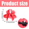 10 PCS Bohemian Flower Hairpin Artificial Flower Hair Clip Hawaiian Hibiscus Plumeria Hairpin for Seaside Holiday Bridal Hair Accessories Bobby Pins Headwear for Woman Girl Lady