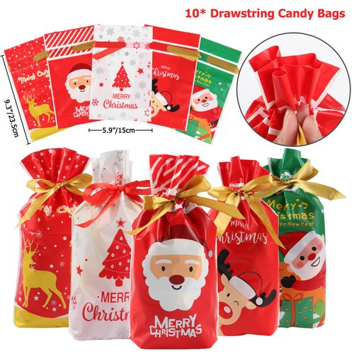 70 PCs Christmas Party Favors Kids Party Favor Bags Stamps Slap Bracelets Keychains Rings Bracelets Tattoos Xmas Classroom Gifts Prizes Stocking Stuffers Christmas Favors for Kids