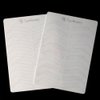 1pc Double Sided White Silicone Nano Hair Stroke Practice Skin Permanent Makeup Microblading Practice Pad Sheets for Eyebrow Training (1pc)