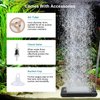 hygger Non-Clogging Fish Tank Bubbler, Aquarium Air Stone with Special EVA Material, Air Bubbler for Nano Air Pump Fish Tank Small Bucket and Hydroponics