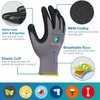 PROMEDIX P Work Gloves MicroFoam Nitrile Coated,Safety Work Gloves Men 3/12/36-pairs,EN388-4131,Nylon&Spandex Work Gloves
