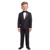 Nautica baby boys 4-piece With Dress Shirt, Bow Tie, Jacket, and Pants Tuxedo, Black, 18 Months US